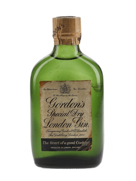 Gordon's Special Dry London Gin Bottled 1950s - 1960s 5cl