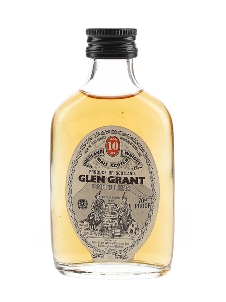 Glen Grant 10 Year Old Bottled 1970s 5cl / 40%