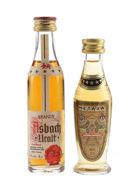 Asbach Uralt & Metaxa Assorted Brandy 2 x 3cl-4cl / 40%