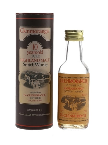 Glenmorangie 10 Year Old Bottled 1980s 5cl / 40%