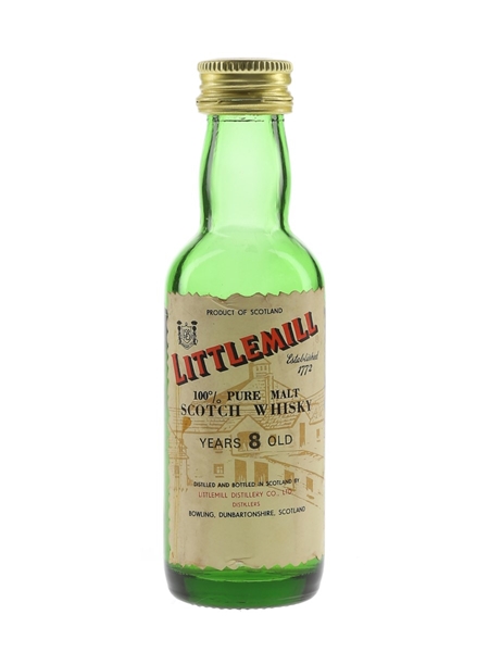 Littlemill 8 Year Old Bottled 1980s 5cl