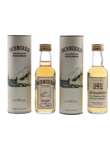 Inchmurrin Bottled 1980s-1990s 2 x 5cl / 40%