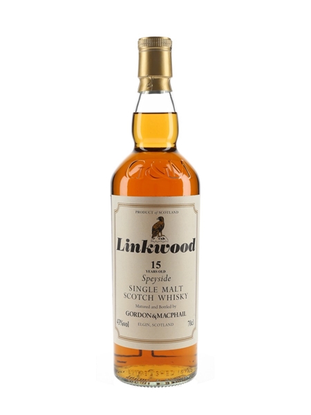 Linkwood 15 Year Old Bottled 2012 - Gordon & MacPhail 70cl / 43%