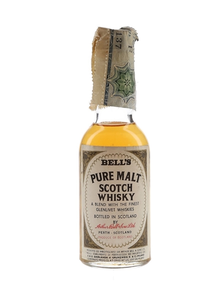 Bell's Pure Malt Light Bottled 1970s - Ghirlanda 4.7cl / 40%