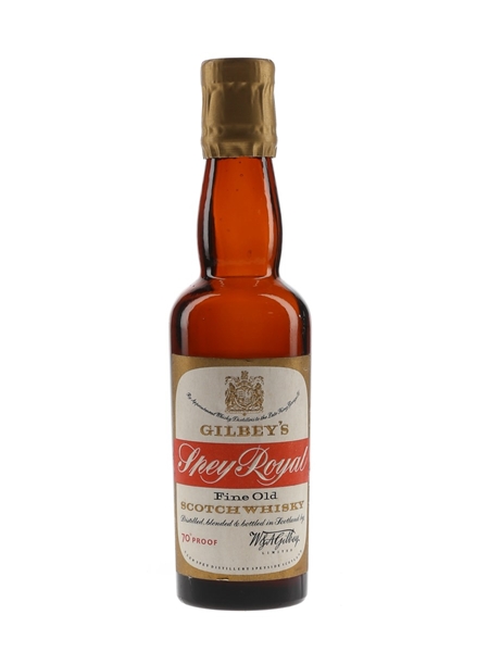 Gilbey's Spey Royal Bottled 1950s - W A Gilbey 5cl / 40%