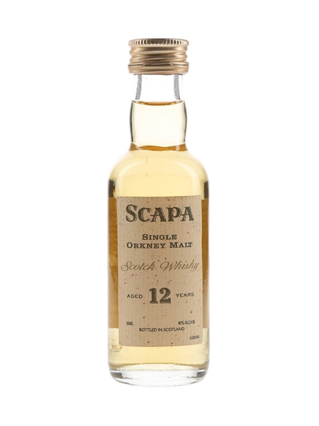 Scapa 12 Year Old Bottled 1990s - Hiram Walker 5cl / 40%