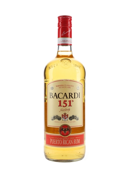 Bacardi 151 Puerto Rican Rum  100cl / 75.5%