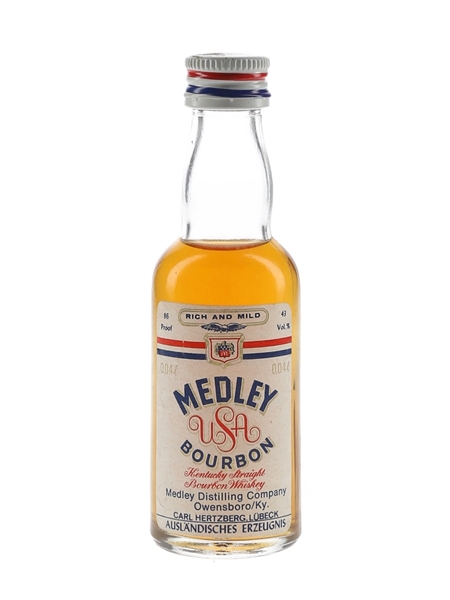 Medley's USA Bourbon Bottled 1980s 4cl / 43%