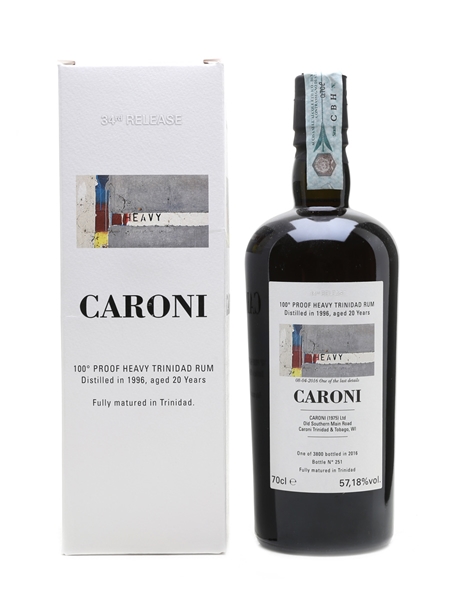 Caroni 1996 100 Proof Heavy Rum 20 Year Old - Velier 70cl / 57.18%