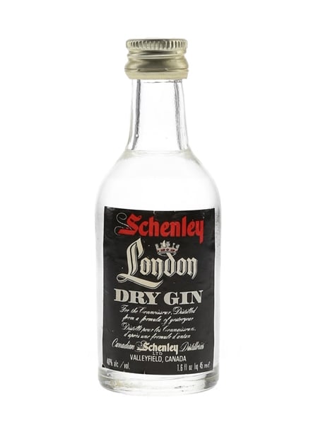 Schenley London Dry Gin Bottled 1980s 4.5cl / 40%