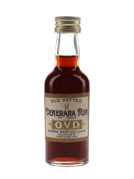 OVD Old Vatted Demerara Rum Bottled 1970s - George Morton 5cl / 40%