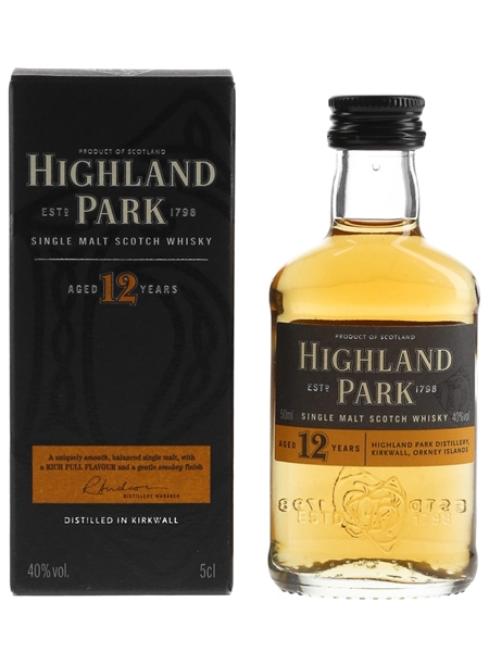 Highland Park 12 Year Old  5cl / 40%