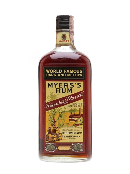 Myers's Planters' Punch Rum Bottled 1960s - 1970s 75cl / 40%