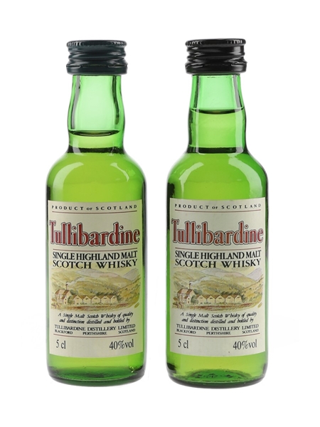 Tullibardine Bottled 1990s 2 x 5cl / 40%