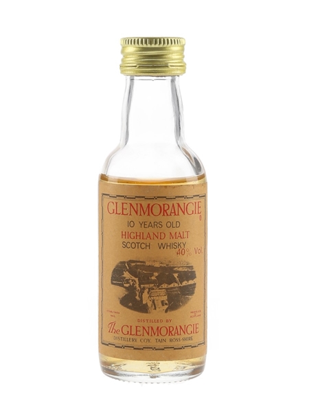 Glenmorangie 10 Year Old Bottled 1980s 5cl / 40%