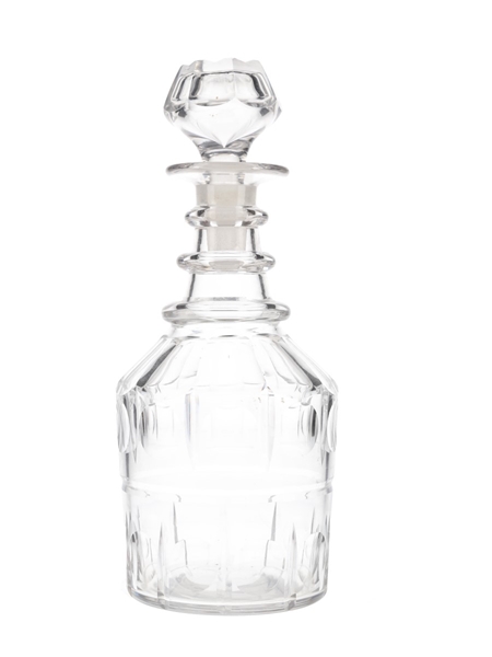 Crystal Decanter With Stopper  26cm Tall