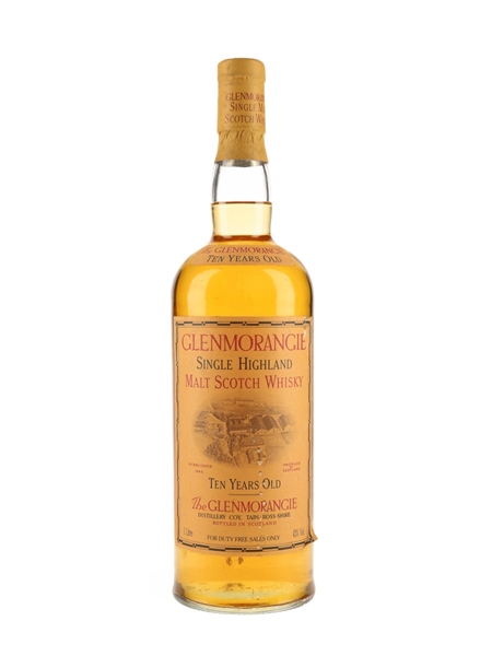 Glenmorangie 10 Year Old Bottled 1990s - Duty Free 100cl / 43%