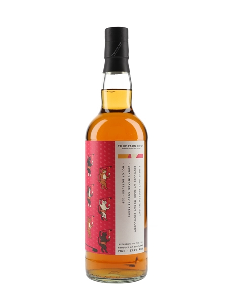 Glen Moray 2007 13 Year Old Thompson Bros - UK Exclusive 70cl / 53.4%