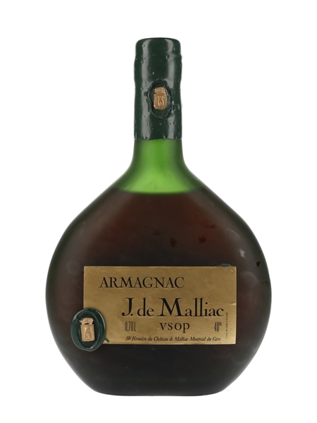 J De Malliac VSOP Armagnac Bottled 1970s - Deinhard 70cl / 40%