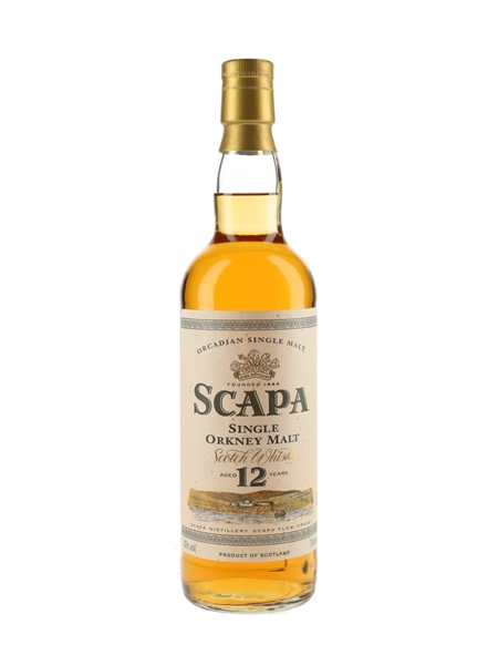 Scapa 12 Year Old Bottled 1990s 70cl / 40%