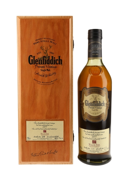 Glenfiddich 1977 Private Vintage Willow Park Limited Edition 70cl / 48.1%