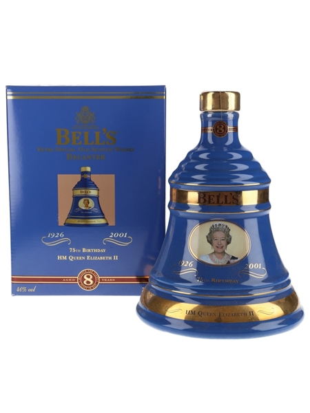 Bell's Ceramic Decanter 75th Birthday Queen Elizabeth II 70cl / 40%