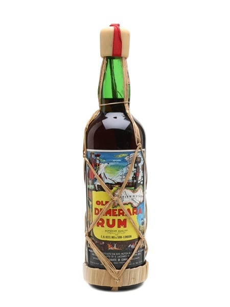 Keeling & Son Old Demerara Rum Bottled 1960s - Buton 75cl / 45%