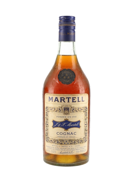 Martell 3 Star VS Bottled 1970s 68cl / 40%