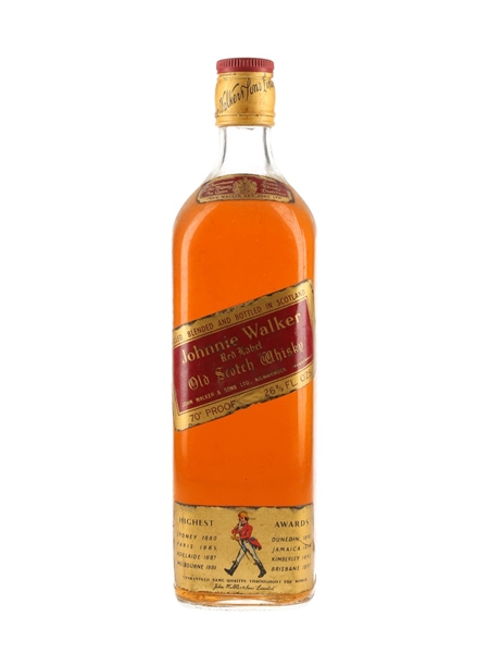 Johnnie Walker Red Label Bottled 1960s-1970s 75.7cl / 40%