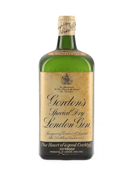 Gordon's Special Dry London Gin Spring Cap Bottled 1950s 75cl / 40%