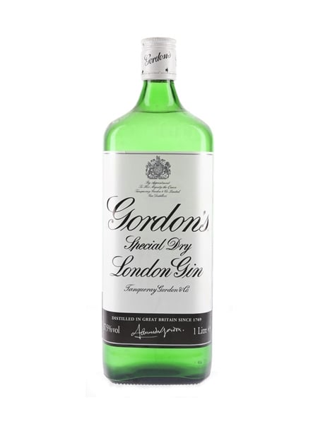 Gordon's Special Dry London Gin Bottled 1990s-2000s 100cl / 37.5%