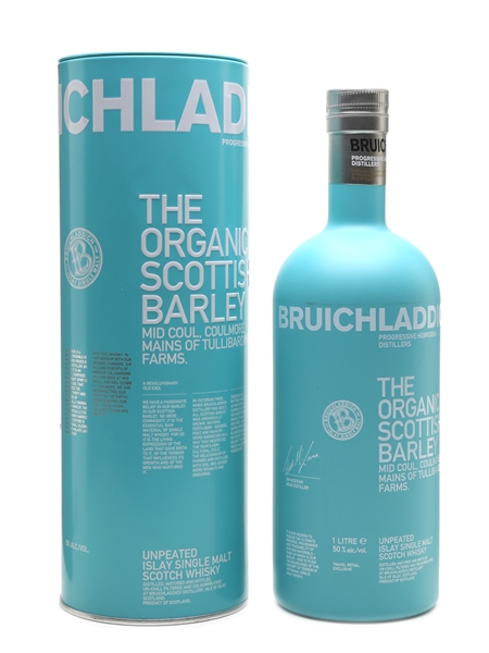 Bruichladdich The Organic Scottish Barley Signed by Jim McEwan 100cl / 50%