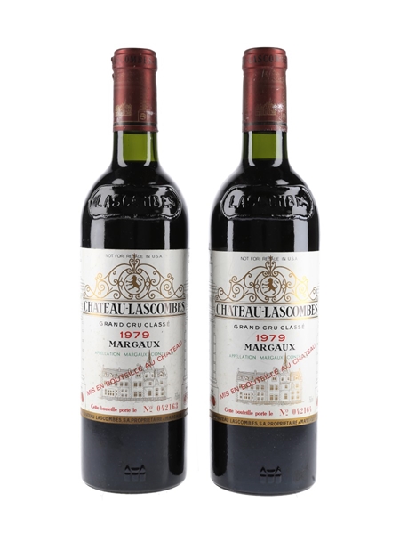 Chateau Lascombes 1979 Margaux Grand Cru Classe 2 X 75cl