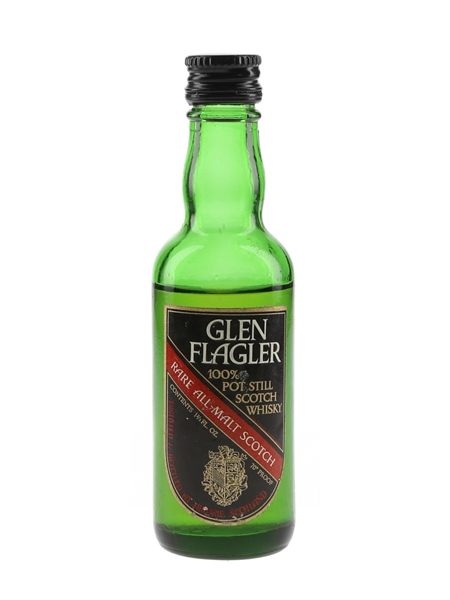 Glen Flagler Rare All Malt Scotch Bottled 1970s 4.7cl / 40%