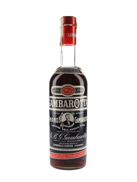 Gambarotta Amaro Bottled 1970s 100cl / 30%