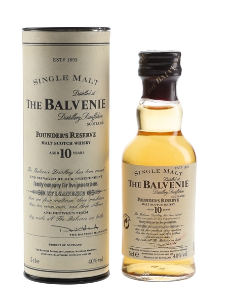 Balvenie 10 Year Old Founder's Reserve Bottled 1990s 5cl / 40%