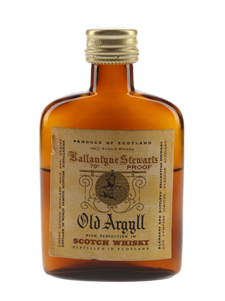 Ballantyne Stewart's Old Argyll Miniature Bottled 1960s 5cl / 40%