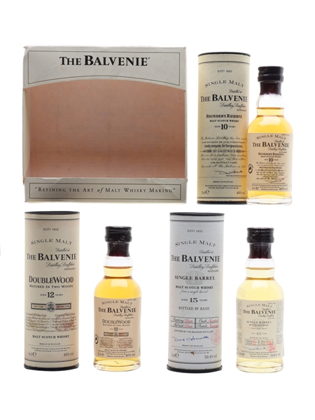 Balvenie Tasting Collection 10, 12 & 15 Year Old 3 x 5cl