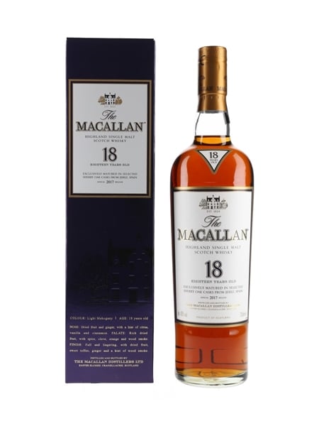 Macallan 18 Year Old Annual 2017 Release 70cl / 43%