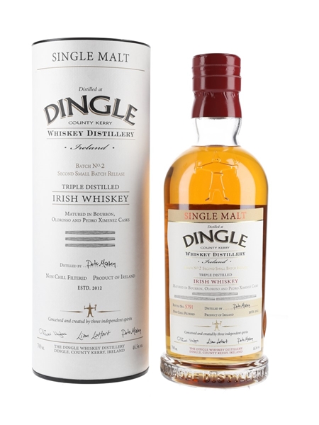 Dingle Single Malt Batch No.2 Second Small Batch Release 70cl / 46.5%