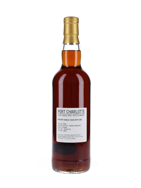 Port Charlotte 15 Year Old Sherry Hogshead 0892 Private Cask Bottling 70cl / 60.6%