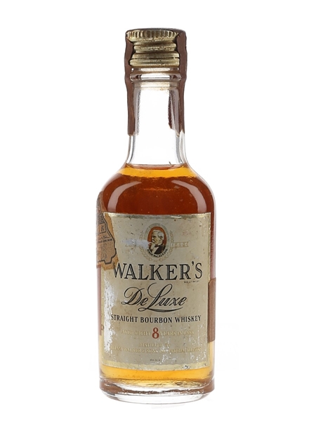 Walker's De Luxe 8 Year Old Bottled 1960s 5cl / 40%