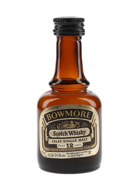 Bowmore 12 Year Old Bottled 1970s-1980s 4.7cl / 40%