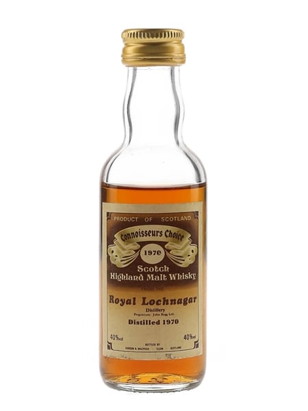 Royal Lochnagar 1970 Connoisseurs Choice Bottled 1980s - Gordon & MacPhail 5cl / 40%