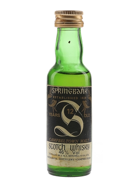 Springbank 12 Year Old Bottled 1980s 5cl / 46%