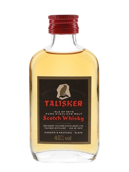 Talisker Black Label Gold Eagle Bottled 1980s - Gordon & MacPhail 5cl / 40%