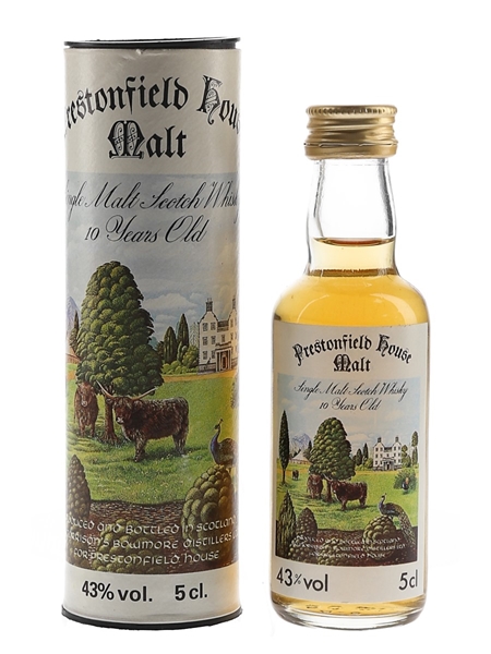 Prestonfield House 10 Year Old Morrison Bowmore Distillers 5cl / 43%