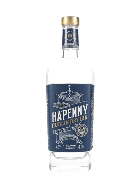 Ha'penny Dublin Dry Gin  70cl / 41%