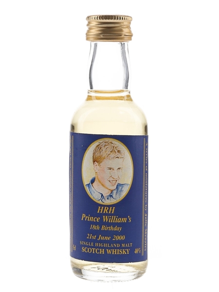 The Whisky Connoisseur Highland Single Malt HRH Prince William 18th Birthday - Julie Menzies 5cl / 40%