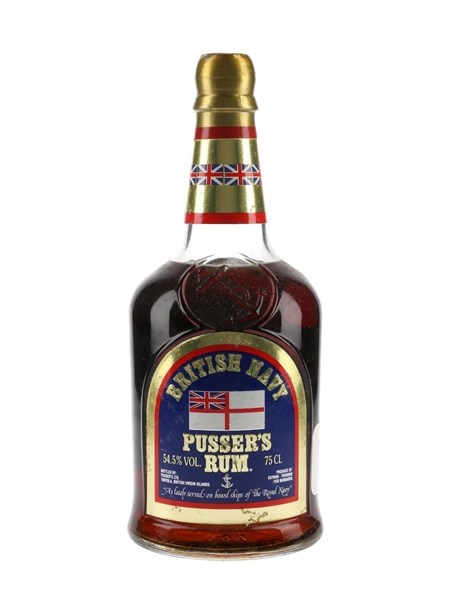 Pusser's British Navy Rum Bottled 1980s 75cl / 54.5%